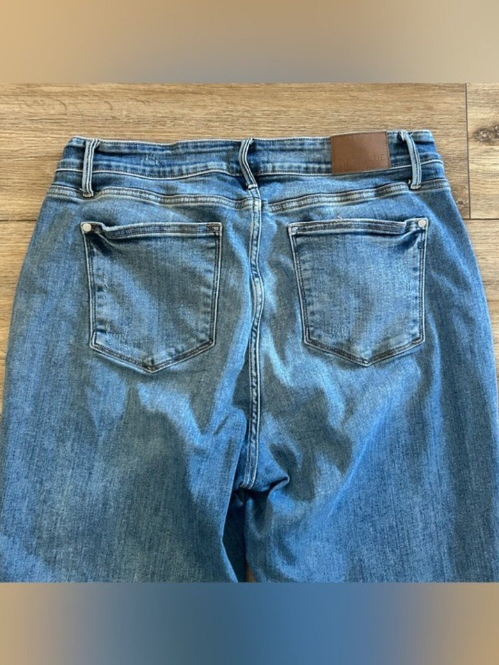 Judy Blue Classic Wide-Leg Women’s Jeans Blue Plus Size 20W Everyday Casual - Picture 12 of 16
